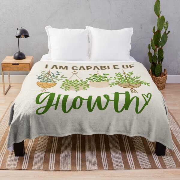 Item preview, I am capable of growth designed and sold by ThoughtJumble.