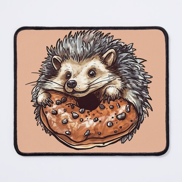 Item preview, Cute Porcupine Donut designed and sold by prettykaler.