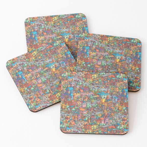 Item preview, Cartoon City  designed and sold by kimchidigital.