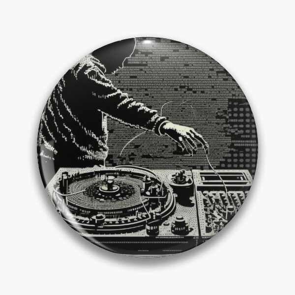 Artikelvorschau, DJ in ASCII-Kunst entworfen und verkauft von mkrnnbdc.