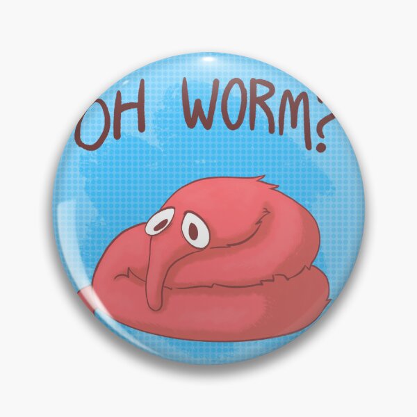 Item preview, Oh Worm? Red designed and sold by CherryJackalope.