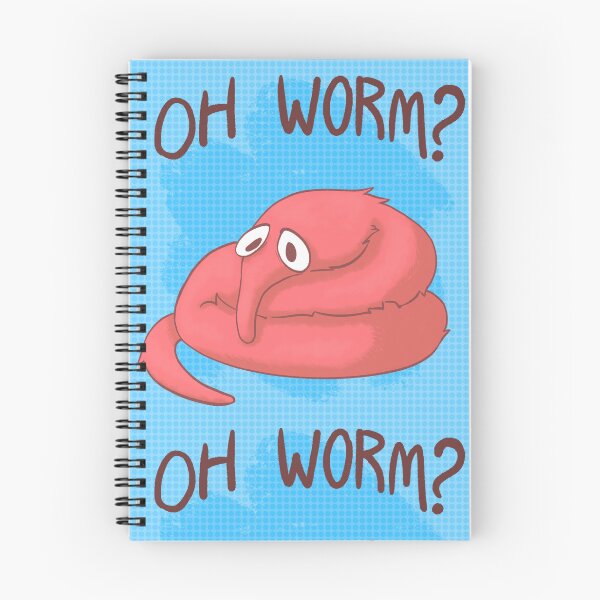 Item preview, Oh Worm? Red designed and sold by CherryJackalope.