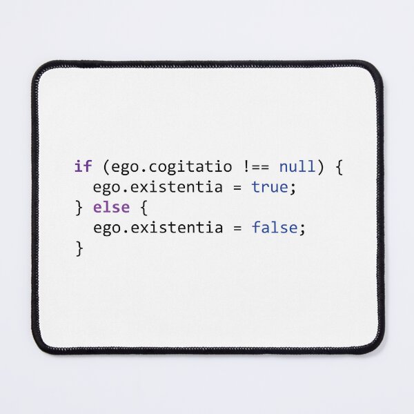 Item preview, COGITO, ERGO SUM in Javascript designed and sold by greg2k.