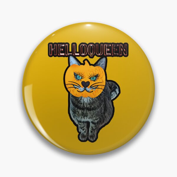 Item preview, HelloQueen - Pumpkin Masked Cat designed and sold by SMGstyle.