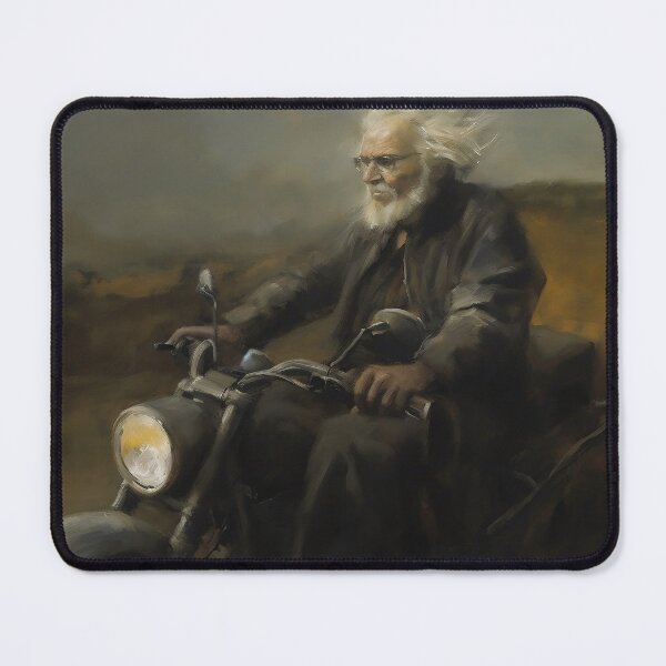 Item preview, Old man rides a motorcycle 2 designed and sold by hhh-art.