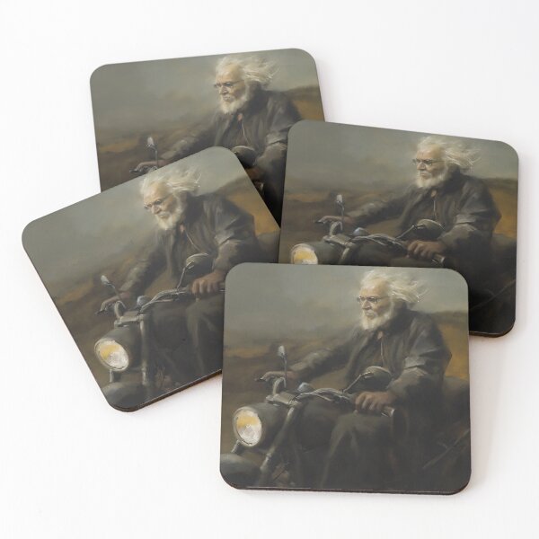 Item preview, Old man rides a motorcycle 2 designed and sold by hhh-art.