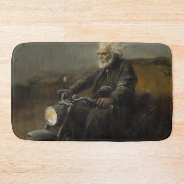 Item preview, Old man rides a motorcycle 2 designed and sold by hhh-art.