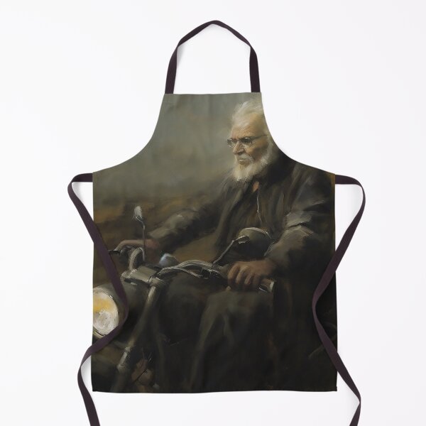 Item preview, Old man rides a motorcycle 2 designed and sold by hhh-art.