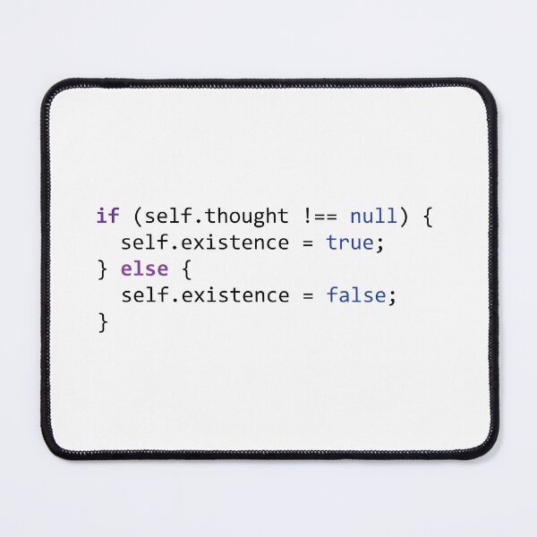 Item preview, I THINK, THEREFORE I AM in Javascript designed and sold by greg2k.