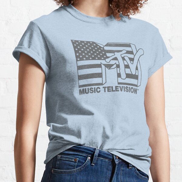 Artikel-Vorschau von MTV Vintage amerikanische Flagge MTV-Logo, designt und verkauft von FifthSun.