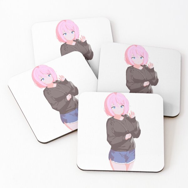 Artikelvorschau, Anime-Mädchen mit rosa Haaren entworfen und verkauft von Jesus Borunda.