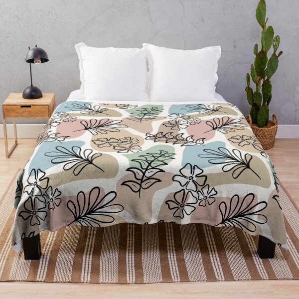Item preview, Modern Abstract Floral Pattern designed and sold by CreativeDraws42.