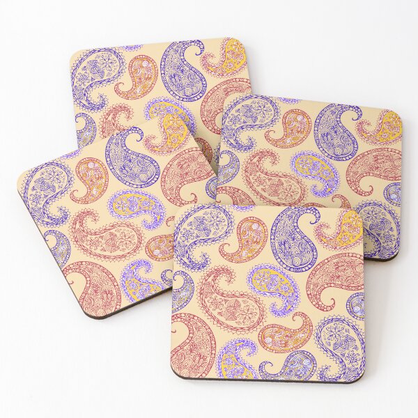 Item preview, Paisley Red and Purple designed and sold by MitaDreamDesign.