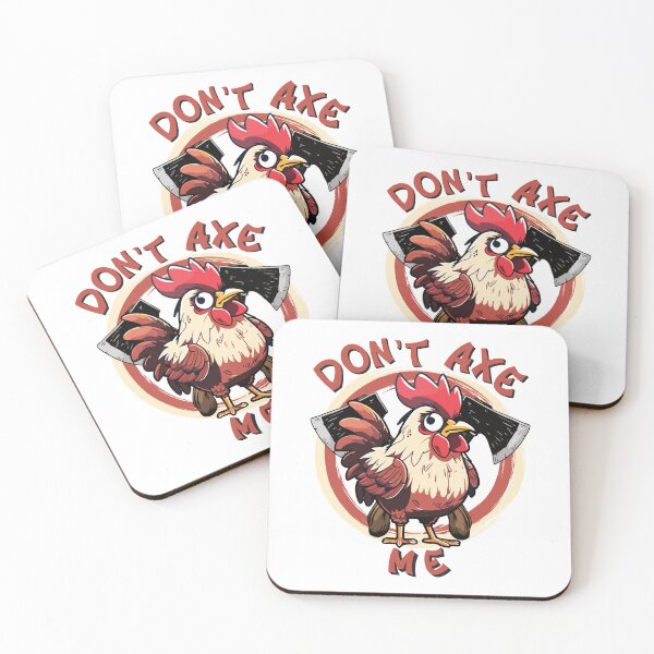 Item preview, Don't Axe Me Funny Chicken designed and sold by designsmostfowl.