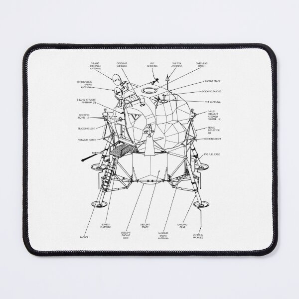 Item preview, The Lunar Module designed and sold by franklinprintco.