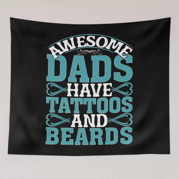 Item preview, Dad's Tattoos and Beards designed and sold by Moremon.