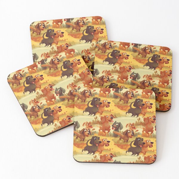 Item preview, Dashing Dachshunds designed and sold by Splodge-.