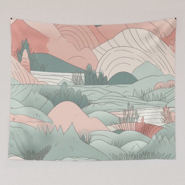 Item preview, Pastel Landscape designed and sold by WildWho.