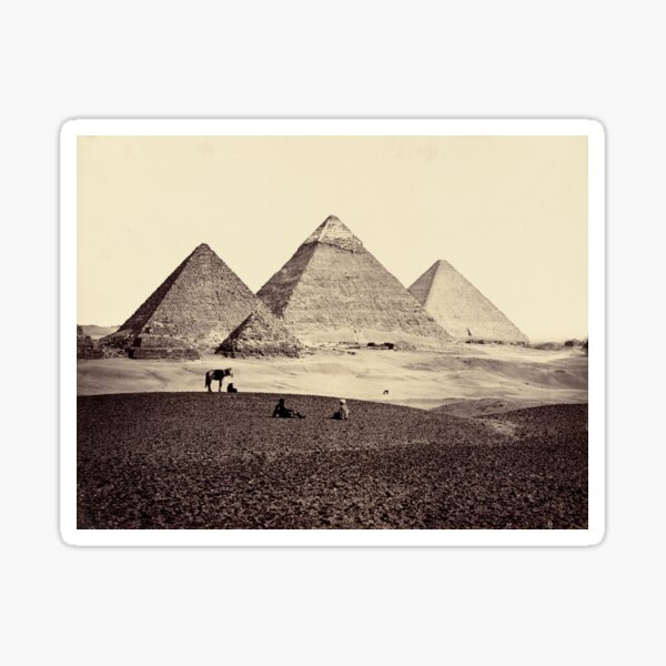 Artikel-Vorschau von Die Pyramiden von El-Geezeh, von Südwesten, 1858, designt und verkauft von kathrynhw.