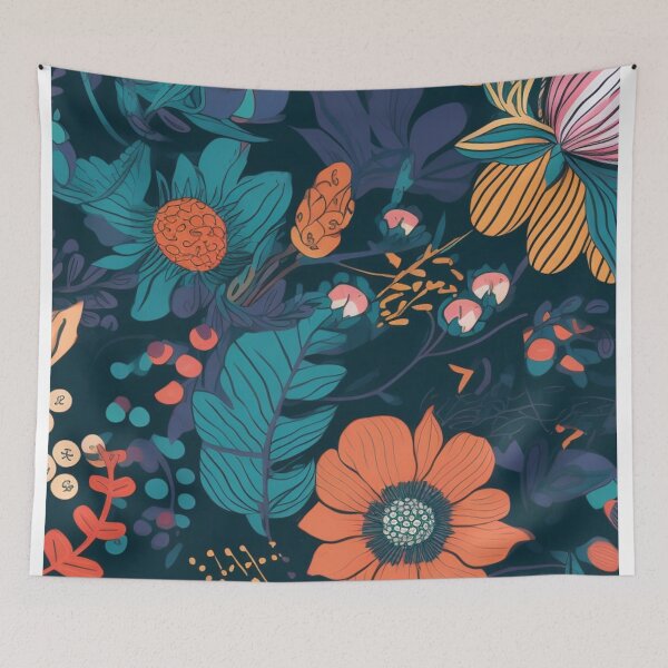 Item preview, Floral vector print designed and sold by TheDP-Emporium.