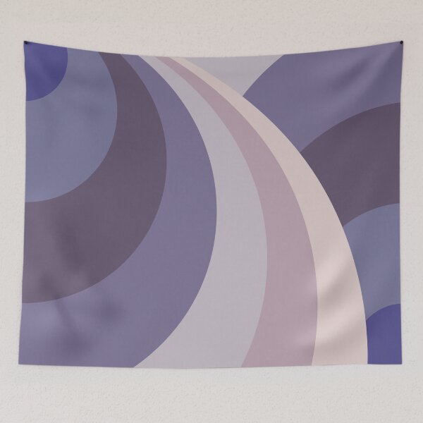 Item preview, Tiempo de primavera curvas moradas designed and sold by SuziSukiDesigns.