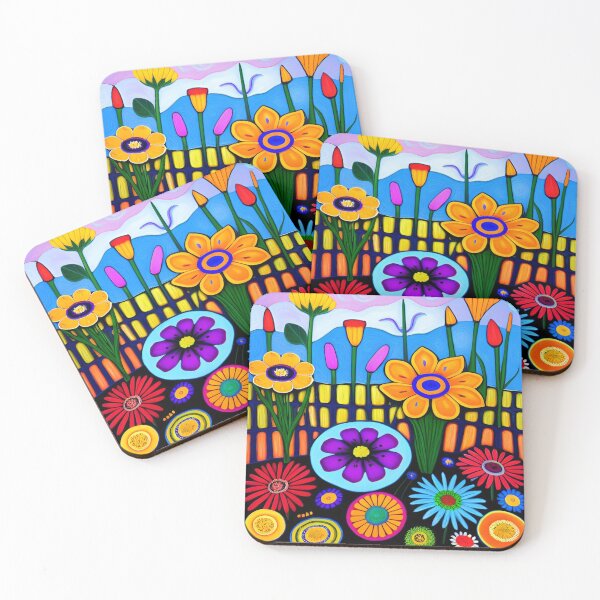 Item preview, Flower Garden - Child Art designed and sold by rowanlafolle.