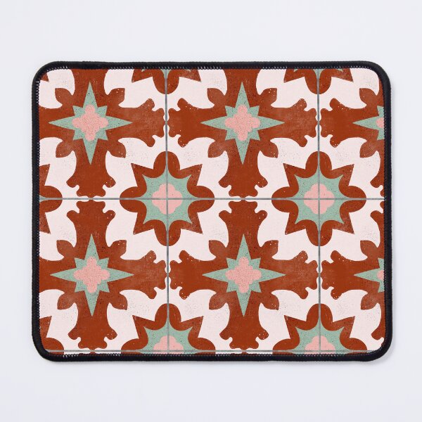 Item preview, Spanish Tile 3 Terracotta and Sage  designed and sold by ChloesNook.