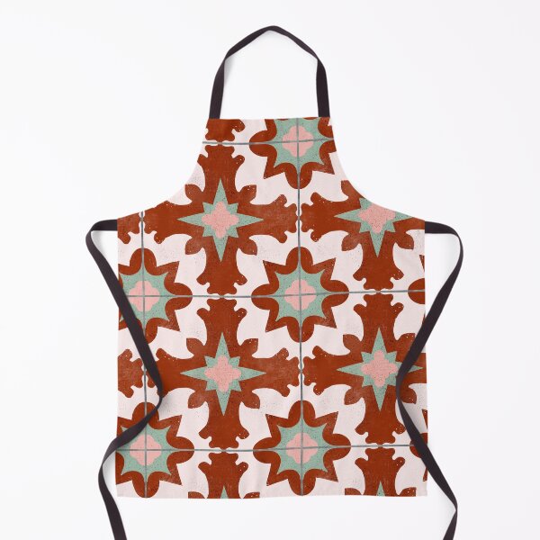 Item preview, Spanish Tile 3 Terracotta and Sage  designed and sold by ChloesNook.