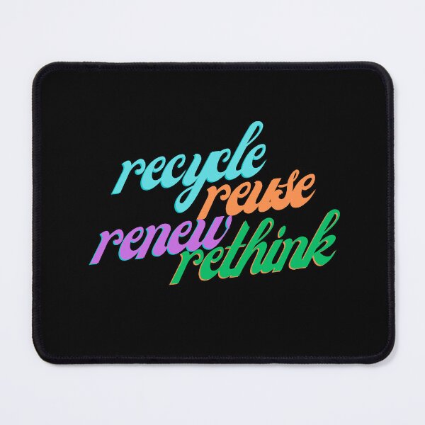Item preview, Recycle Reuse Renew Rethink Crisis Environmental Activism designed and sold by YaSsHop ⭐️⭐️⭐️⭐️⭐️(100K).