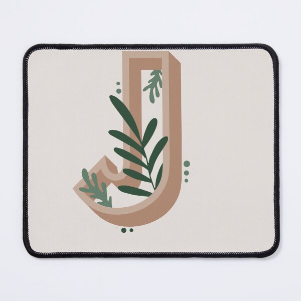 Item preview, Leafy Letter J designed and sold by samicreationss.