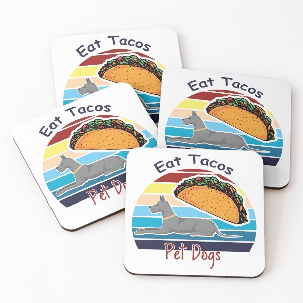 Item preview, Eat Tacos Pet Dogs fuuny dogs lovers designed and sold by 1999jack.