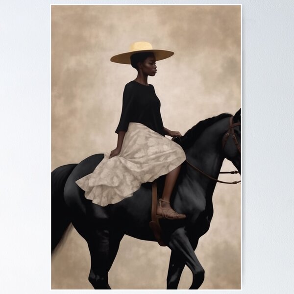 Item preview, Woman on horse designed and sold by MidJourneymen.