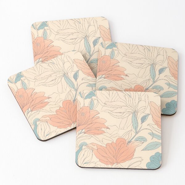 Item preview, 1970's Pastel Floral Pattern designed and sold by WildWho.