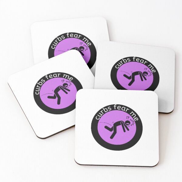 Item preview, curbs fear me - purple designed and sold by jechaiyells.