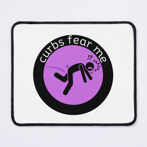 Item preview, curbs fear me - purple designed and sold by jechaiyells.