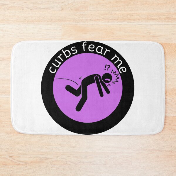 Item preview, curbs fear me - purple designed and sold by jechaiyells.