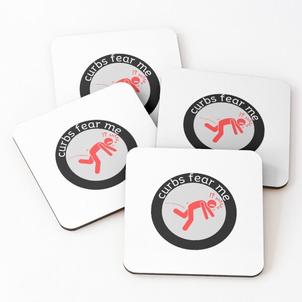 Item preview, curbs fear me - gray/red designed and sold by jechaiyells.