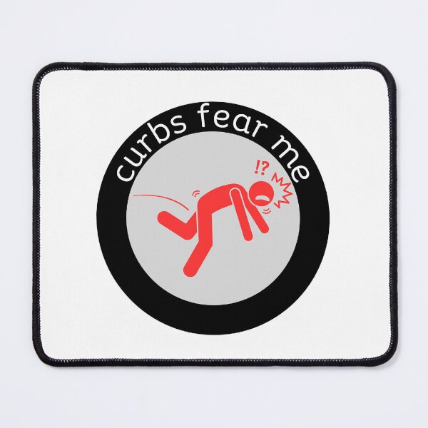 Item preview, curbs fear me - gray/red designed and sold by jechaiyells.