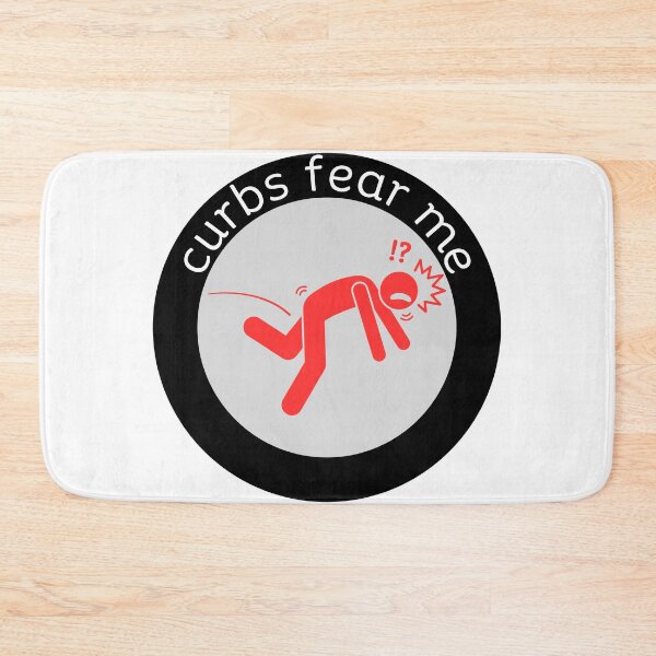 Item preview, curbs fear me - gray/red designed and sold by jechaiyells.