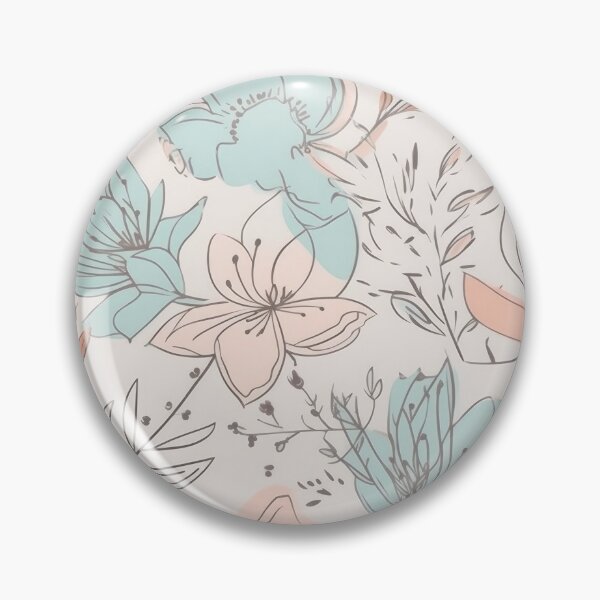 Item preview, 1970's Pastel Floral Pattern designed and sold by WildWho.