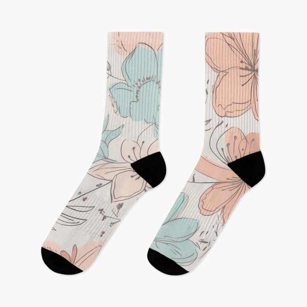 Item preview, 1970's Pastel Floral Pattern designed and sold by WildWho.