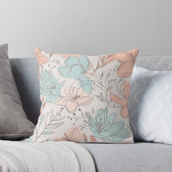 Item preview, 1970's Pastel Floral Pattern designed and sold by WildWho.