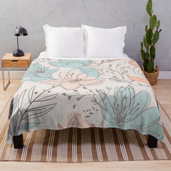 Item preview, 1970's Pastel Floral Pattern designed and sold by WildWho.