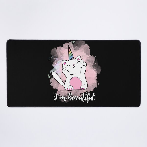 Item preview, I am Beautiful Sweet Kitty Cat Unicorn Cat Pink lover designed and sold by Erry-ewell.