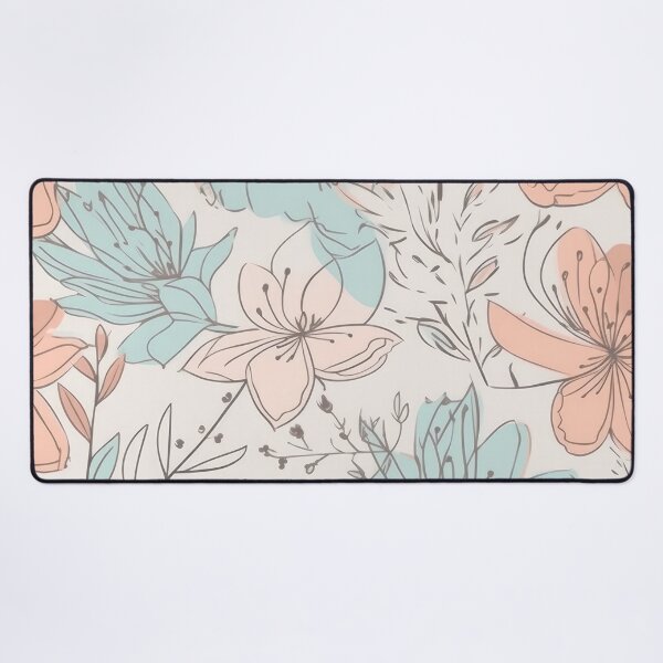 Item preview, 1970's Pastel Floral Pattern designed and sold by WildWho.