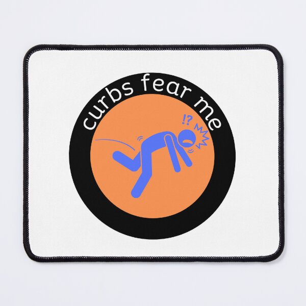 Item preview, curbs fear me - orange/blue designed and sold by jechaiyells.