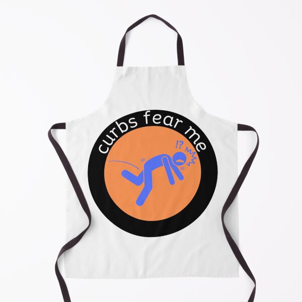 Item preview, curbs fear me - orange/blue designed and sold by jechaiyells.