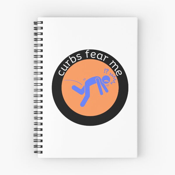 Item preview, curbs fear me - orange/blue designed and sold by jechaiyells.