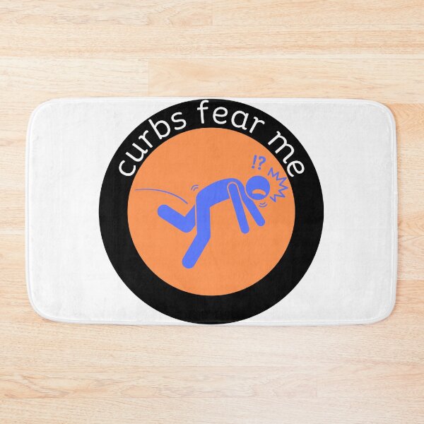 Item preview, curbs fear me - orange/blue designed and sold by jechaiyells.