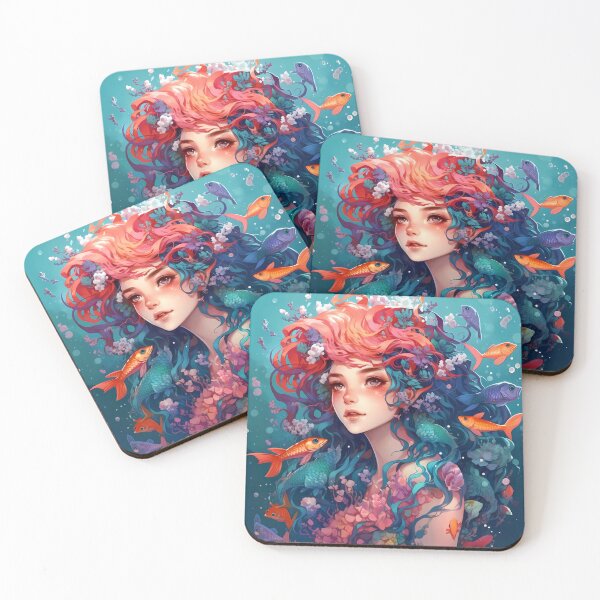 Item preview, Cute mermaid #42 designed and sold by Carmillai.